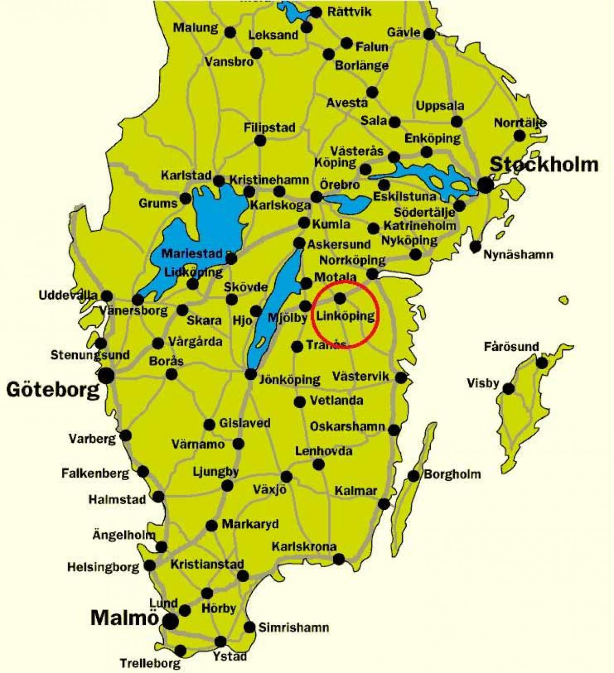 sala karta sverige Južnoj Švedskoj kartica Južnoj Švedskoj (Sjeverna Europa   Europa)